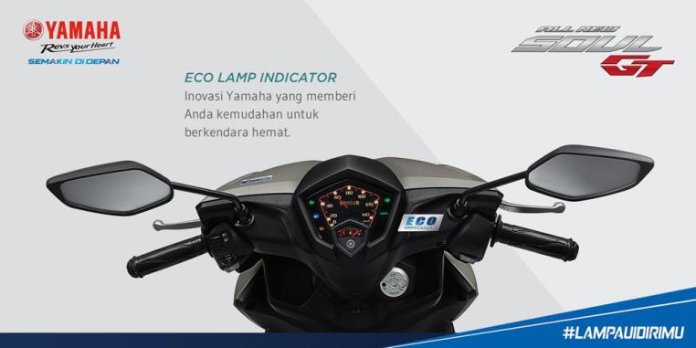 Eco Riding Indicator Yamaha Soul GT 125